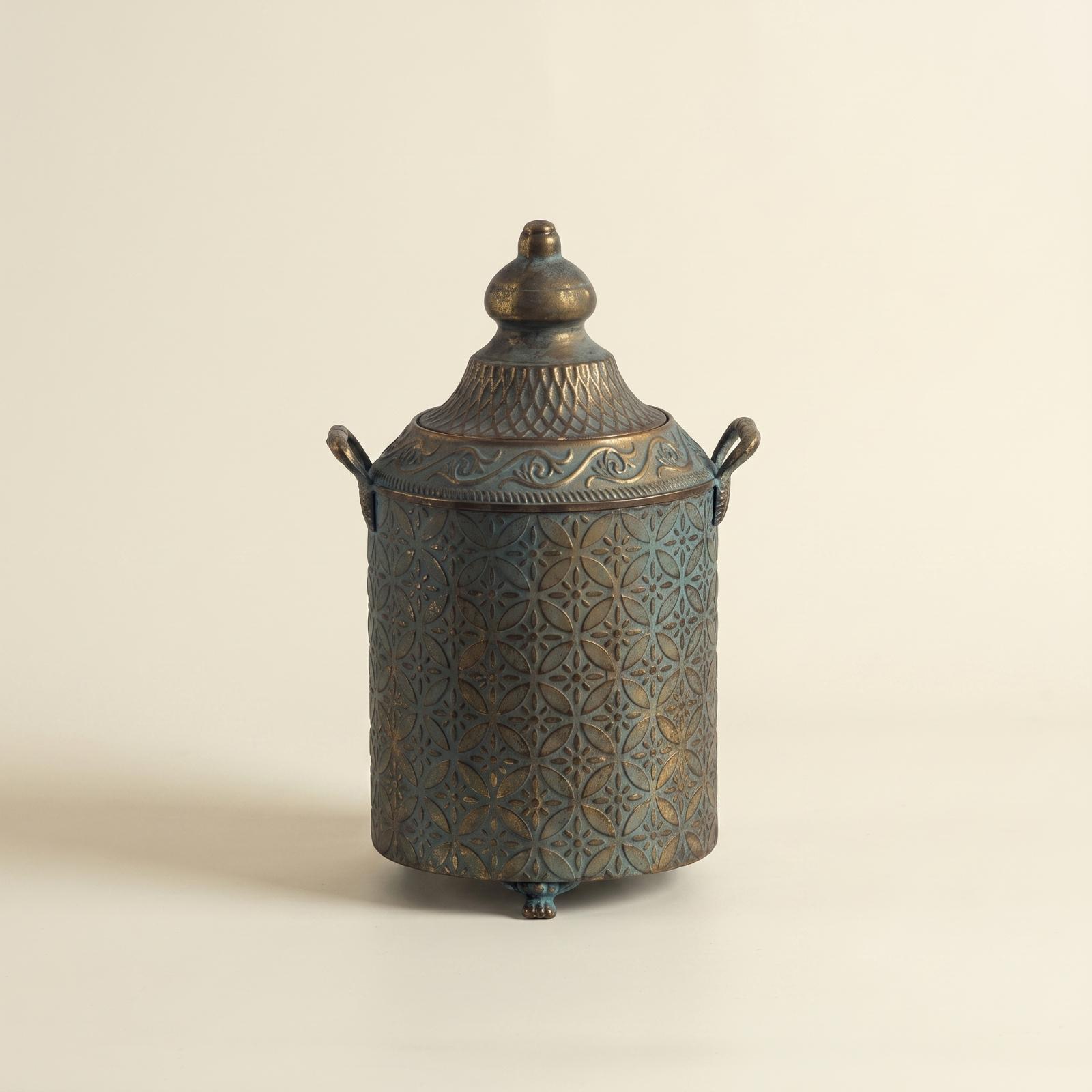 Vase Decor - Металлическая декоративная ваза с патинированным покрытием,