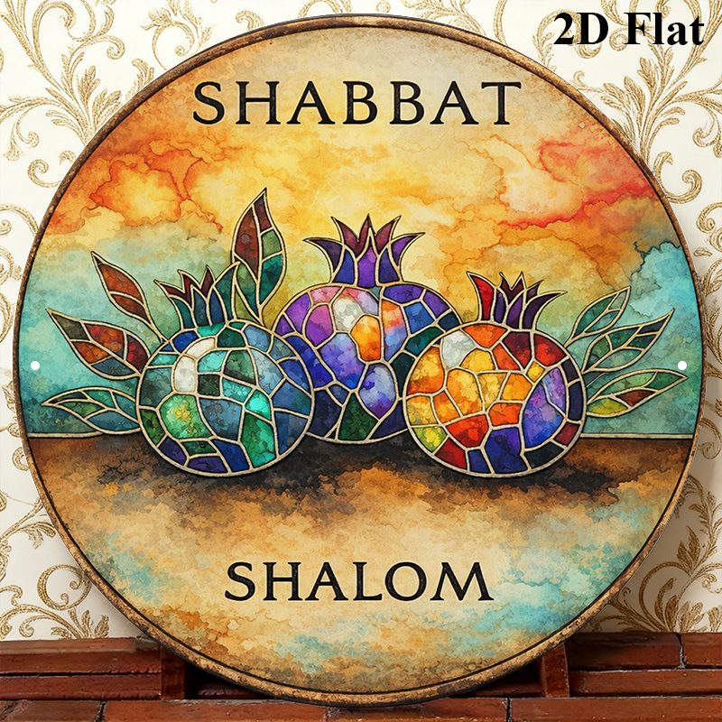 Wall Art - CIFBUY Винтажный алюминиевый настенный декор, водонепроницаемый,