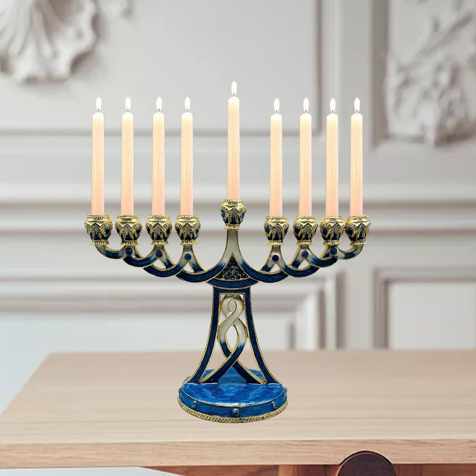 Эмалированный подсвечник-менор – обзор и цена Candle Holder Decor