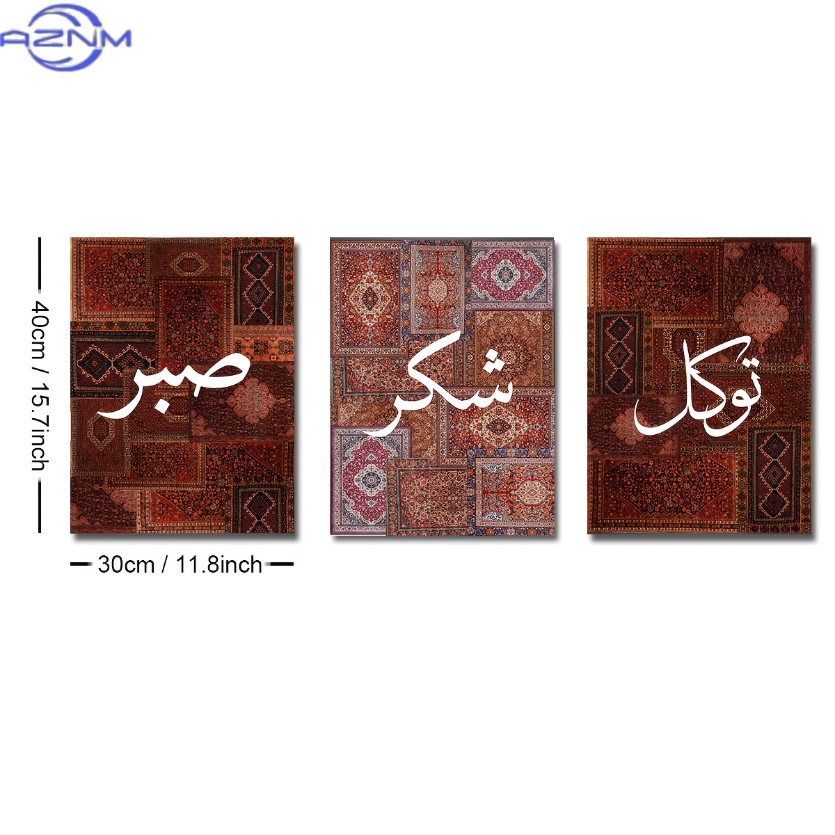 Набор из 3 плоских 2D-постеров – обзор и цена Abstract Canvas Set