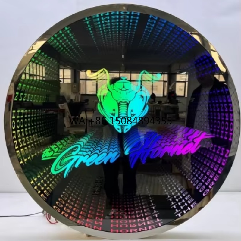 Изысканное 3D LED-зеркало «Бес – обзор и цена Decorative Mirror