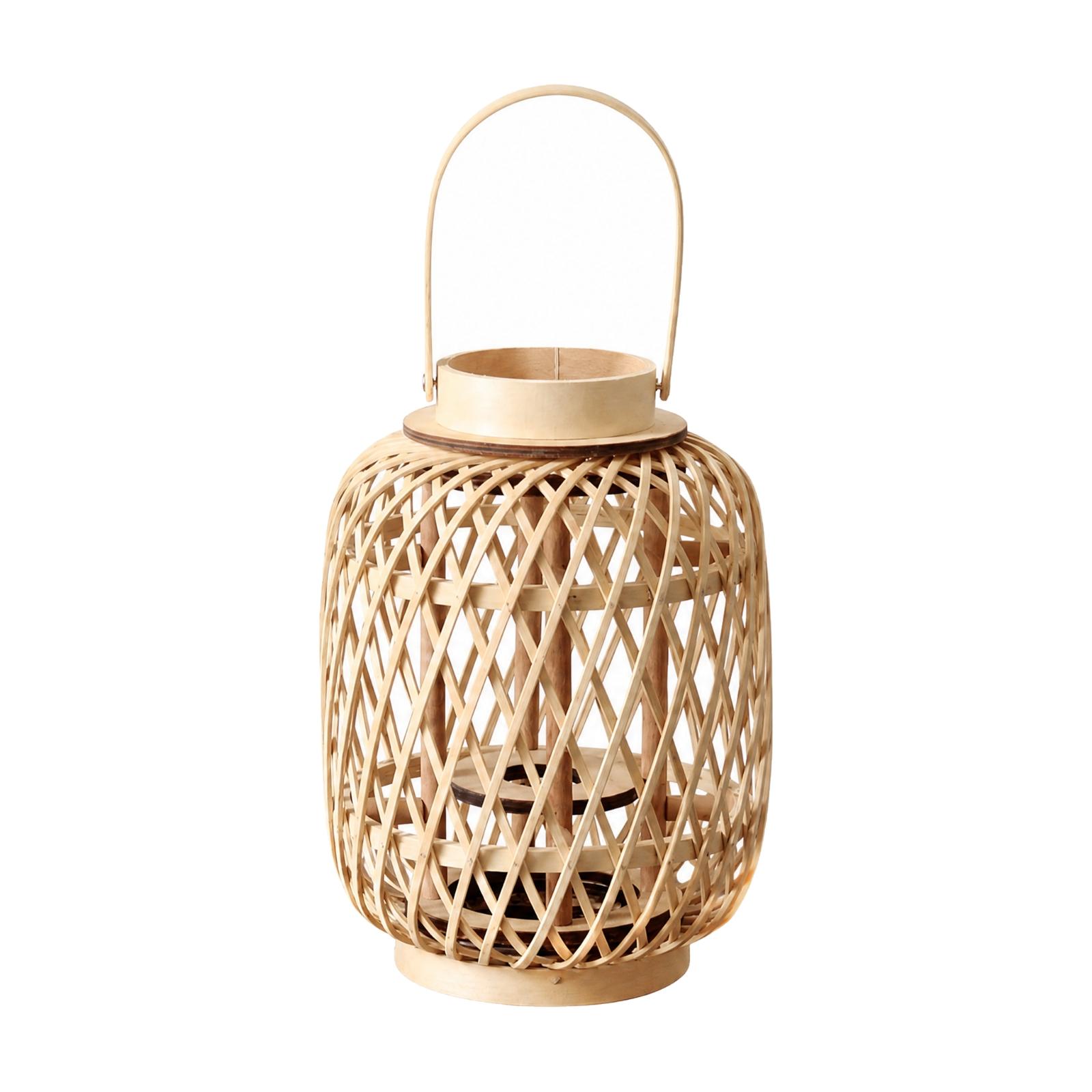 Подсвечник-фонарь из бамбука,  – обзор и цена Candle Holder Decor