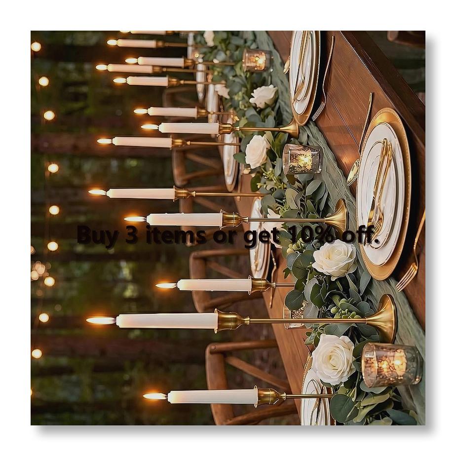 12 шт. золотых подсвечников, в – обзор и цена Candle Holder Decor