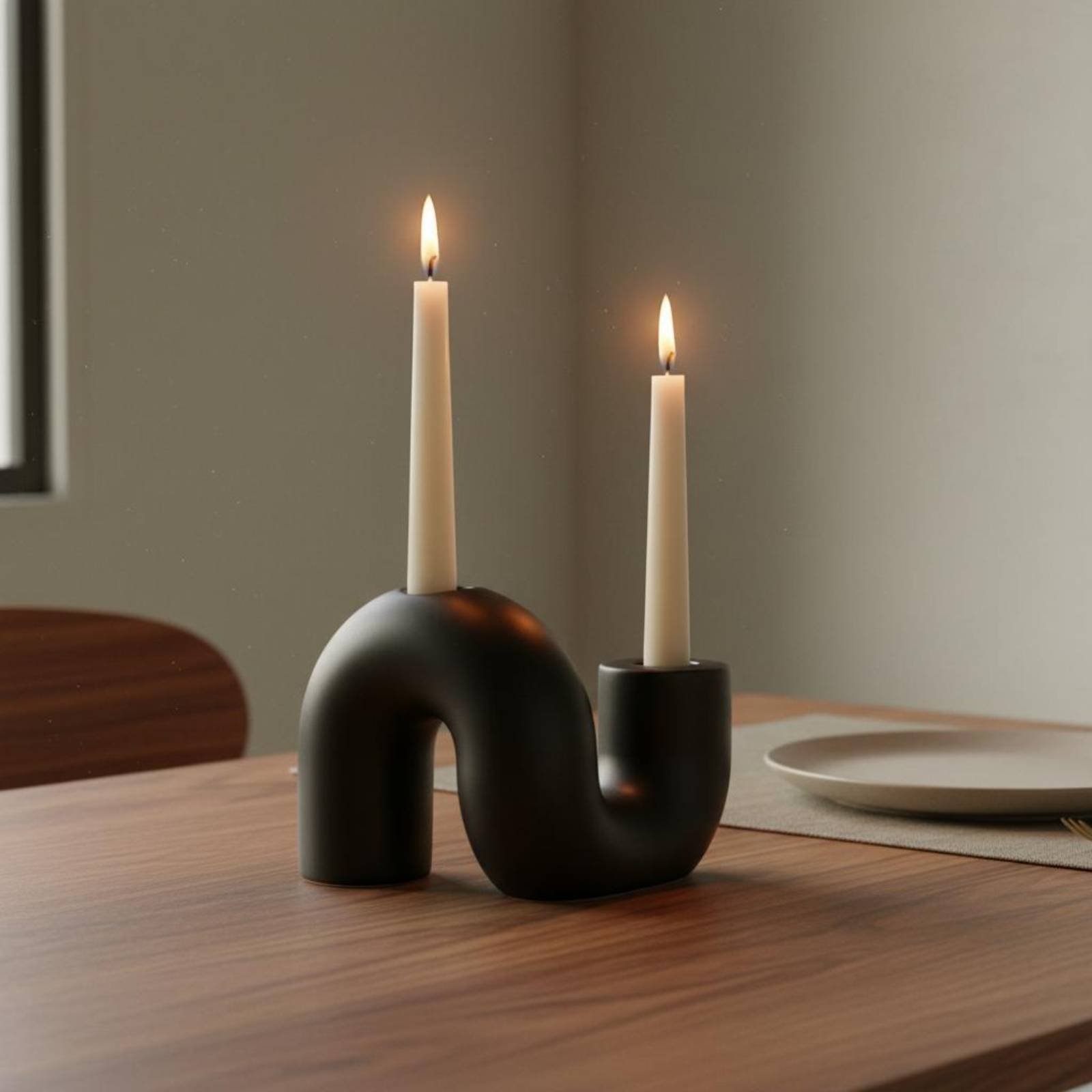 Волнистый керамический подсвеч – обзор и цена Candle Holder Decor