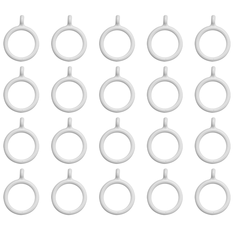 9 упаковок по 20 белых пластик – обзор и цена Curtain Curtain